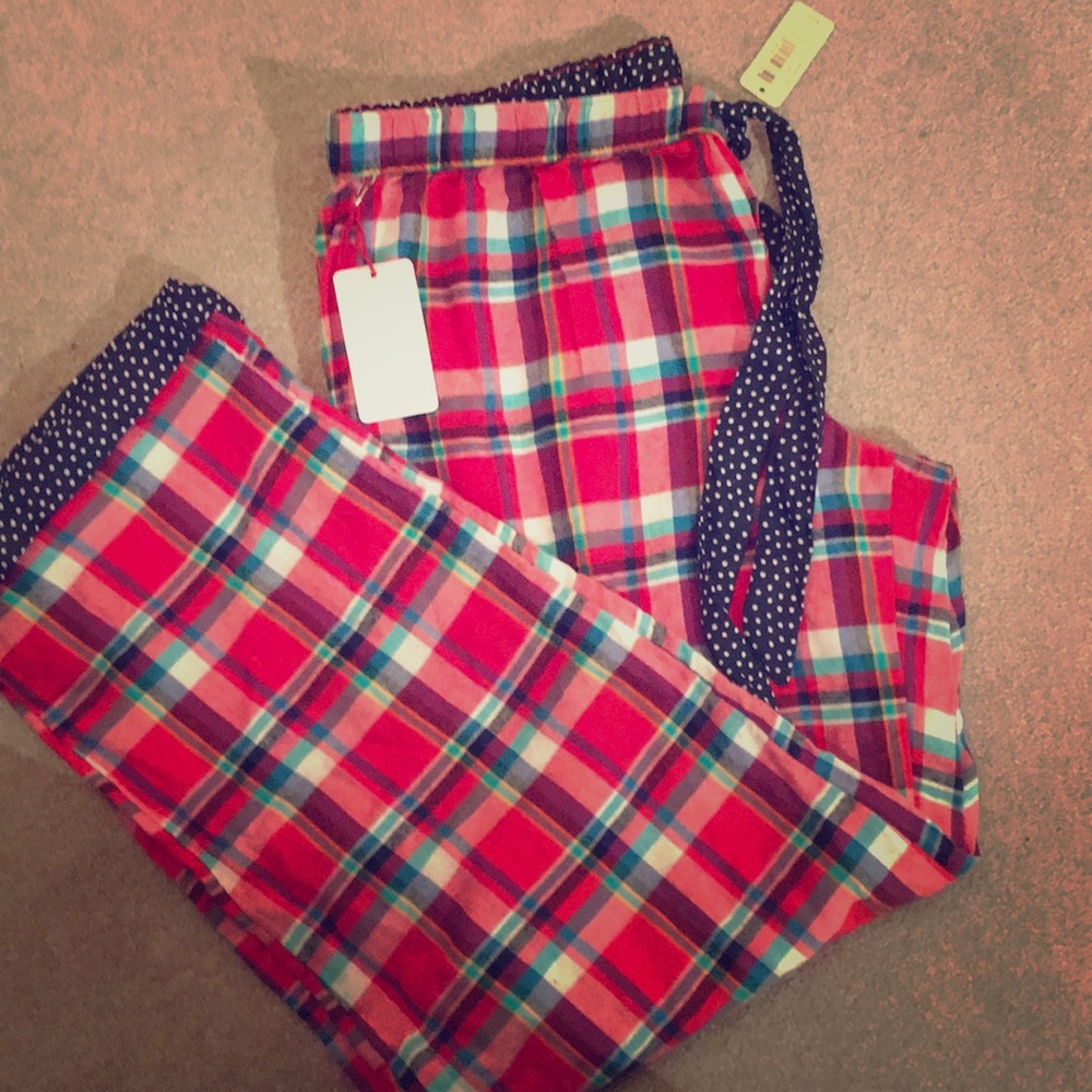 Plaid sleep pants